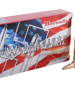 Hornady American Whitetail 243 Winchester Ammo 100 Grain Hornady Interlock Jacketed Soft Point Box of 20