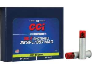 CCI Big 4 Shotshell 38 Special Ammo 84 Grain Lead Shot