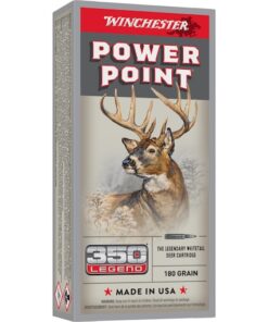 Winchester Power Point 350 Legend Ammo 180 Grain Jacketed Soft Point