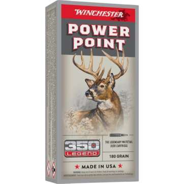Winchester Power Point 350 Legend Ammo 180 Grain Jacketed Soft Point