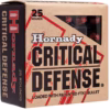 Hornady Critical Defense 9mm Luger Ammo 115 Grain Hornady FTX Polymer Tip Box of 25