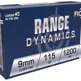 Fiocchi Training Dynamics 9mm Luger Ammo 115 Grain Full Metal Jacket