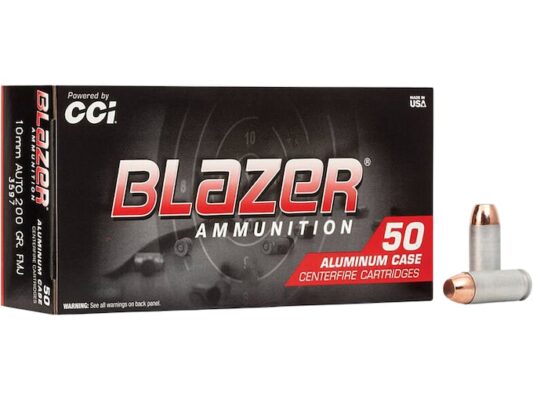 Blazer 10mm Auto Ammo 200 Grain Full Metal Jacket
